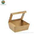 Eco Friendly Compostable Kraft Paper Food Packaging Box